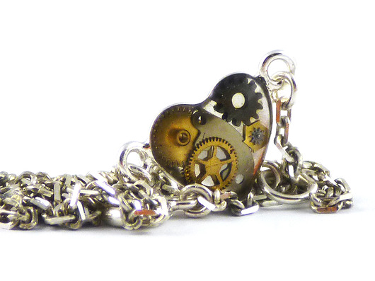 Naszyjnik srebrny steampunk Scradeus