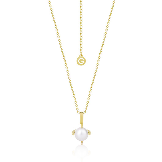 złote naszyjniki Naszyjnik pearl gold