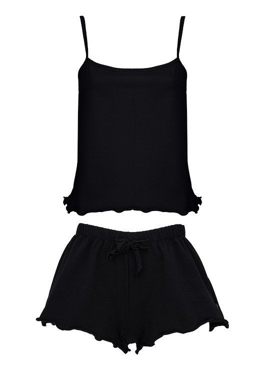 piżamy damskie Piżama Black