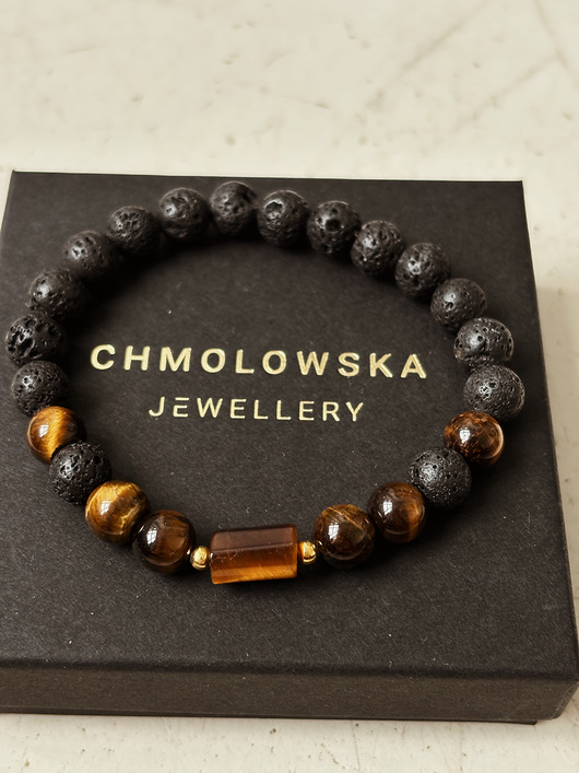 biżuteria męska Bransoletka męska Tygrysie Oko