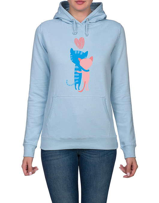 Bluza damska z kotkami. zamówienie Love Life and Forest