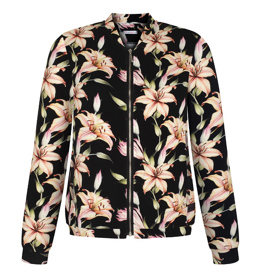 bluza bez kaptura damska elegancka bluza bomberka damska na suwak