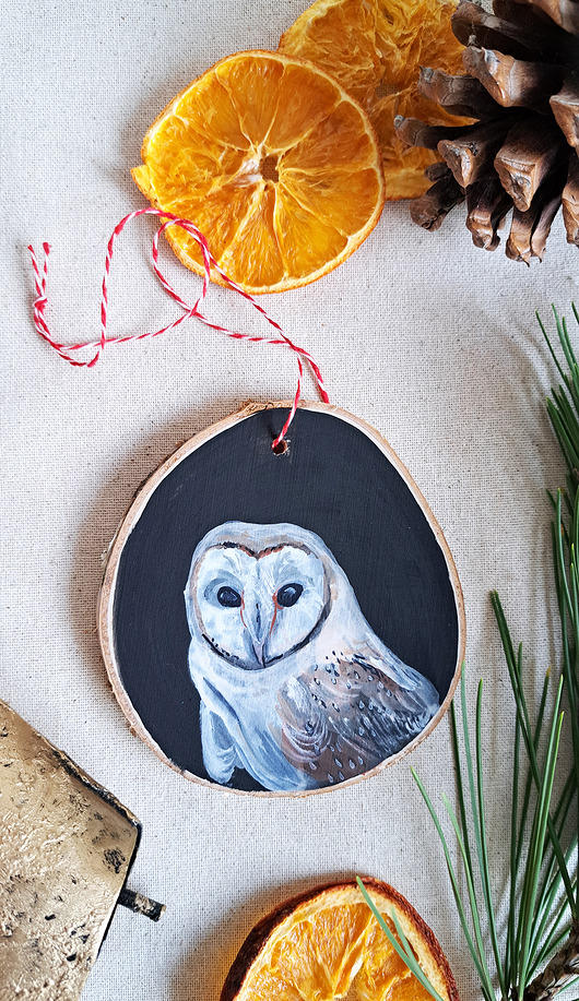 ozdoby choinkowe Drewniana, ręcznie robiona ozdoba choinkowa, możliwa personalizacja