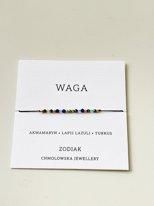 bransoletki na sznurku Zodiak bransoletka WAGA