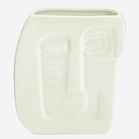 Wazon biały nowoczesny Face 16cm jak Picasso Home Design