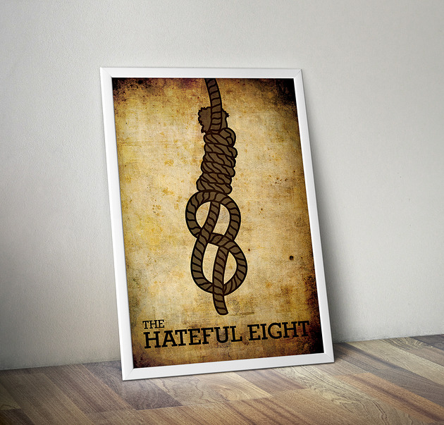 grafiki i ilustracje Plakat Hateful Eight - Nienawistna ósemka
