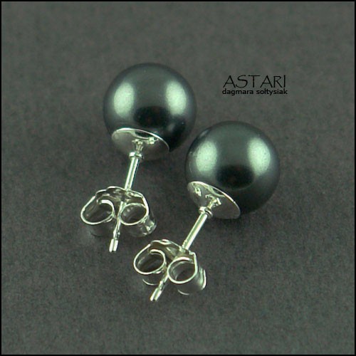 kryształ SWAROVSKI PEARLS - DARK GREY Astari
