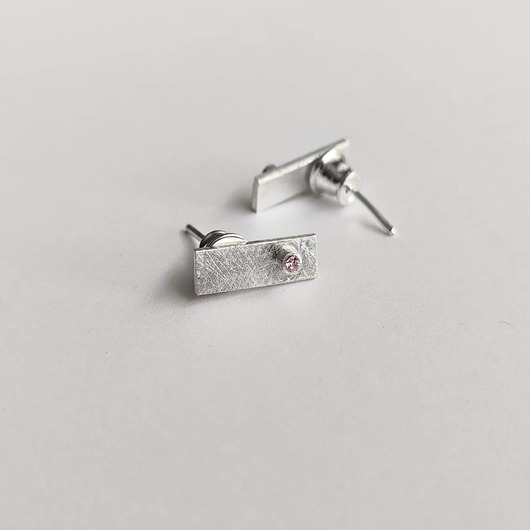 kolczyki srebrne Kolczyki srebrne PROSTOKĄT