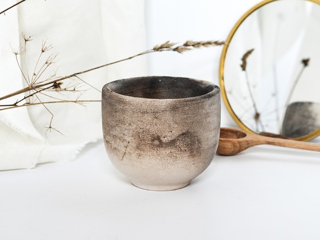 kubki Ceramiczna unikatowa, rustykalna  Czarka / Filiżanka do espresso 120 ml