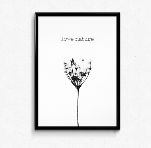 Love nature 30x40 plakat Bury Lis