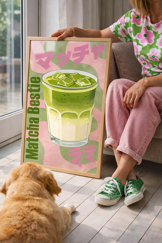 plakaty Plakat Matcha Bestie