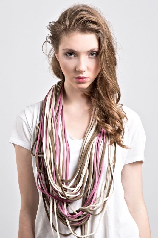 Zamotka Dzianinowy Naszyjnik VANILLA CADOaccessories
