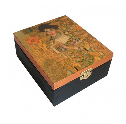 Pudełko - G. Klimt - Portret Adeli - zamówienie Marlena Rakoczy