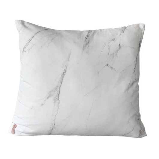poduszki z grafiką Poszewka na poduszkę WHITE MARBLE