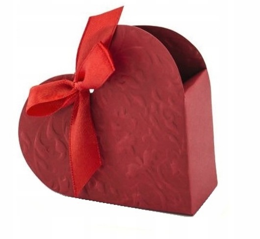 akcesoria różne Opakowanie prezentowe czerwone serce