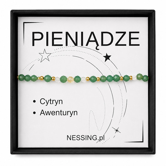 bransoletki złote Bransoletka PIENIĄDZE