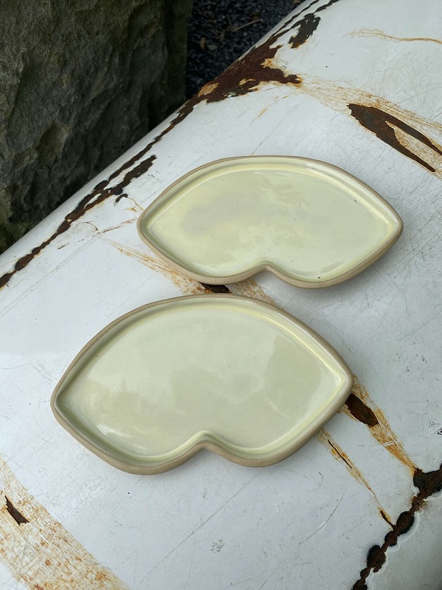 patery i talerze Ceramiczne naczynie na biżuterię Usta