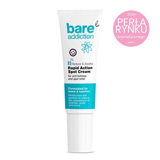 kremy do twarzy i pod oczy BARE ADDICTION Punktowy krem Rapid Action Spot Cream, 15 ml