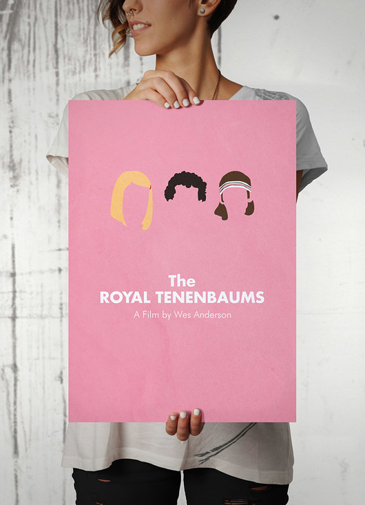 The Royal Tenebaums - plakat A4 minimalmill