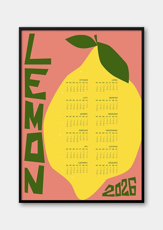kalendarze i plannery Kalendarz Lemon 2026