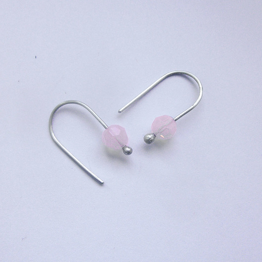 kolczyki z kamieniami Kolczyki OKRĄG