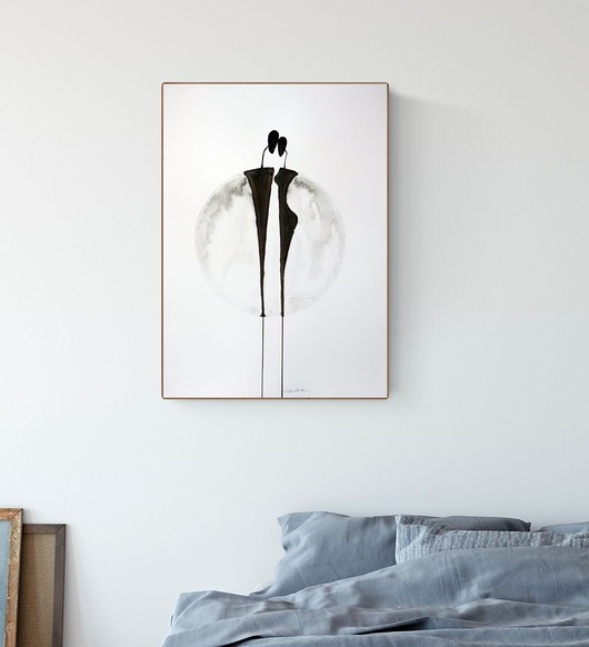 grafika 50X70 cm wykonana ręcznie, plakat Krystyna Siwek Art