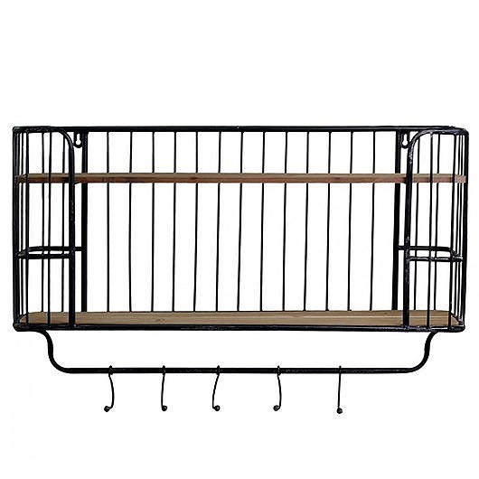 półki Półka Ścienna Druciana z Haczykami Niższa
