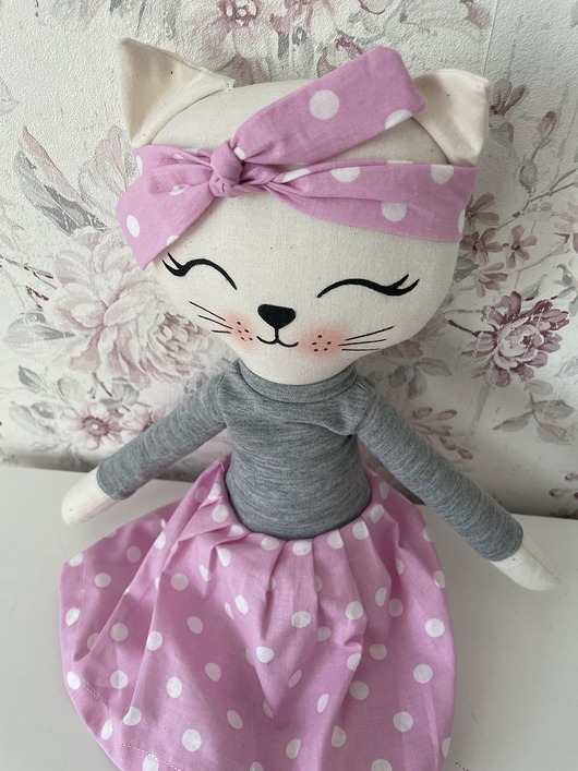 misie i maskotki Maskotka Kotek Mia 60 cm