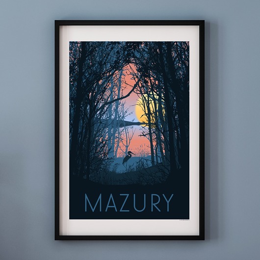 plakaty Plakat MAZURY