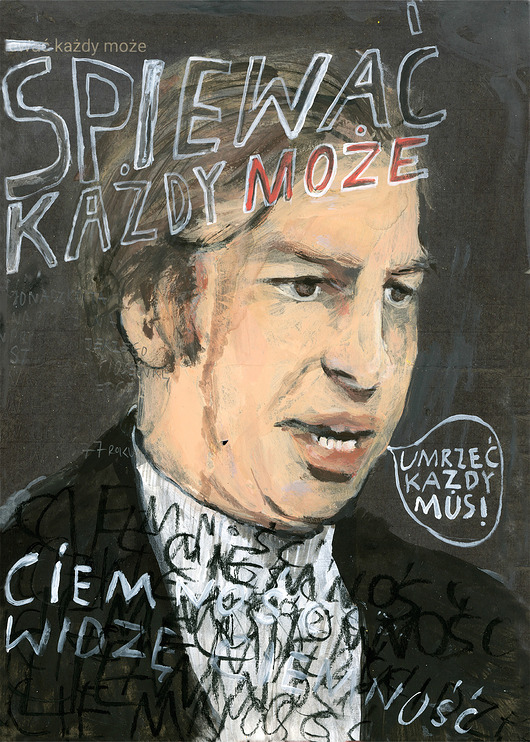plakaty JERZY STUHR plakat muzyczny aktor Śpiewać Kazdy Może prezent