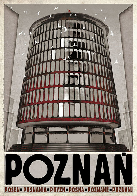 plakaty Plakat Poznań (R. Kaja) 98x68 cm