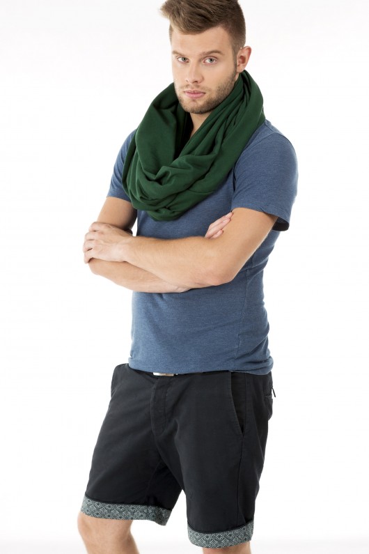 Dzianinowy Komin Tuba Szal EMERALD CADOaccessories