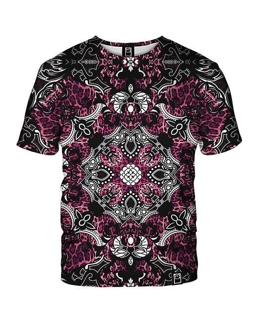t-shirt damskie Damski T-shirt DR.CROW Hide Rocco Purple