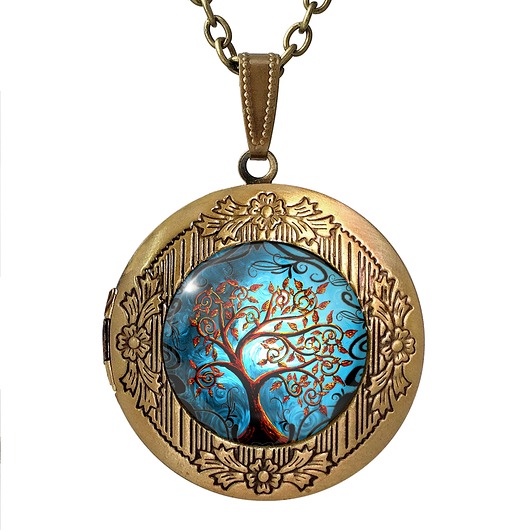 wisiory Medalion sekretnik Drzewo życia - 0472