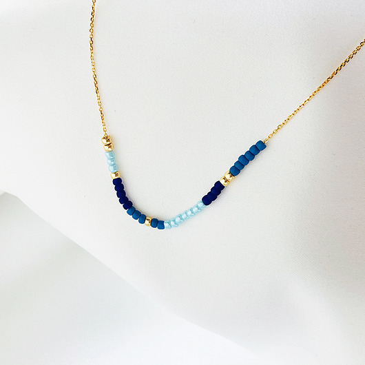 złote naszyjniki Delikatny turkus granat naszyjnik boho styl