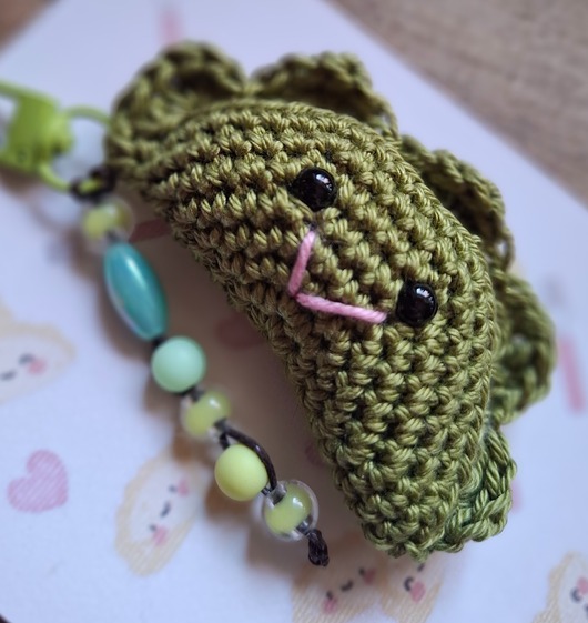 breloki Breloczek Pieróg - pierogi ze szpinakiem made in Poland