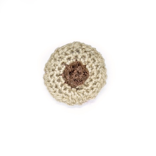broszki Brązowa broszka sutki - brown nipple broche