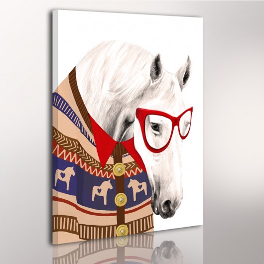 inne OBRAZ NA PŁÓTNIE - 60x80 KOŃ