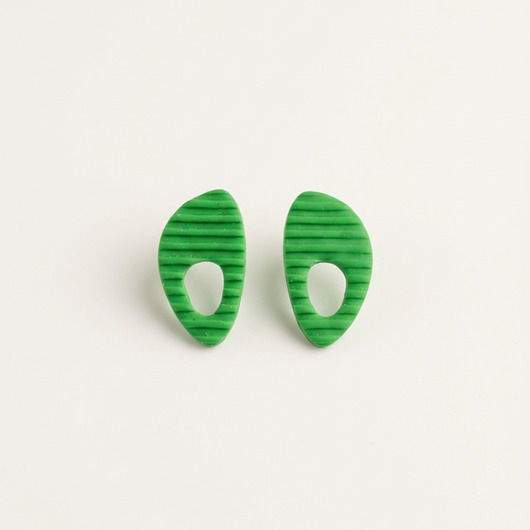 kolczyki z masy plastycznej Kolczyki Łezki