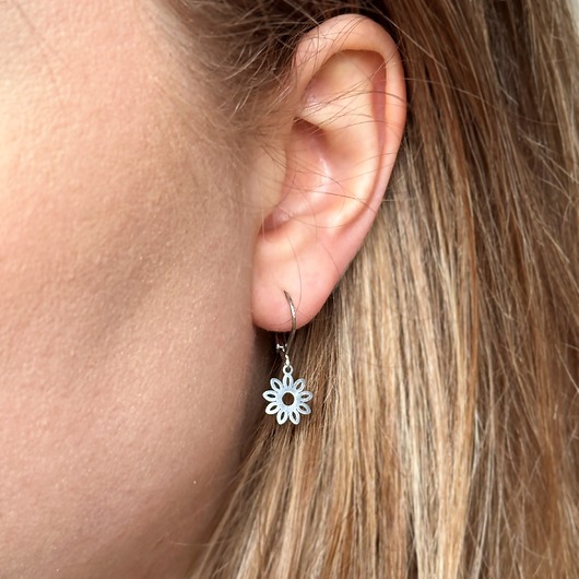 kolczyki srebrne Kolczyki srebrne wiszące minimalistyczne