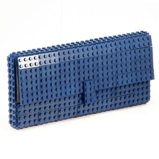 Granatowa kopertówka z klocków LEGO&#174; agabag