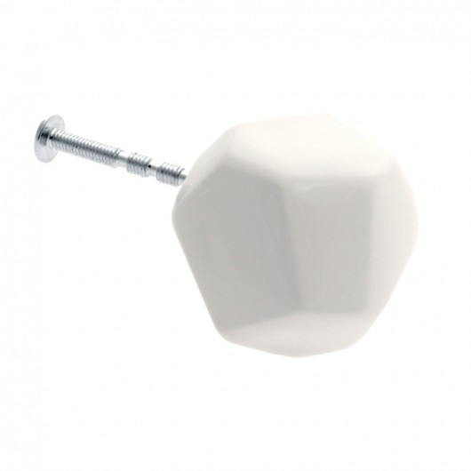 Uchwyt ceramiczny ścięty white Inzynieria Designu