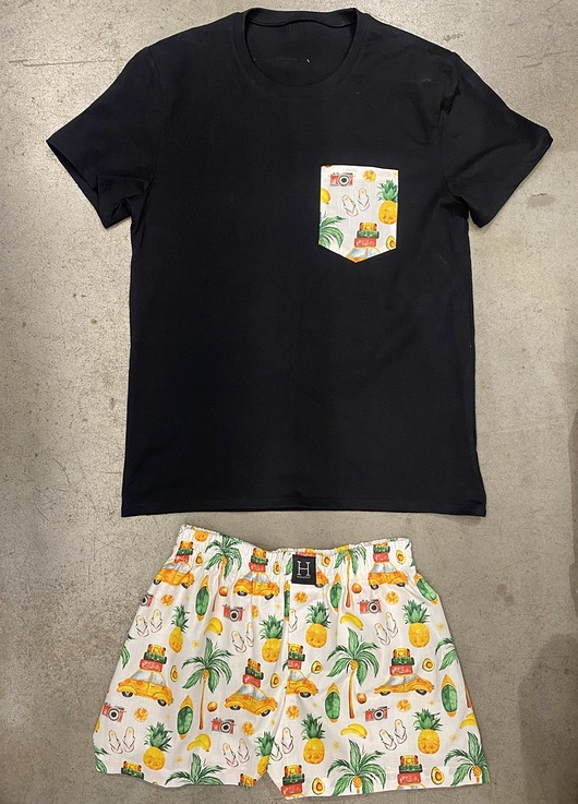 moda - inne Piżama Unisex bawełniana w wakacyjny wzór URLOP