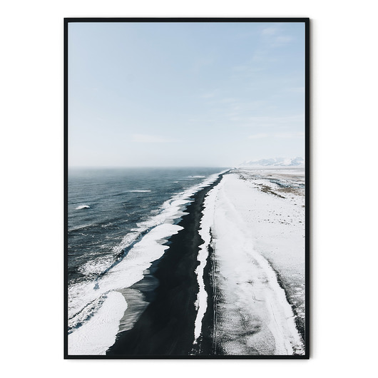 Plakat skandynawski Zima na Islandii myscandi