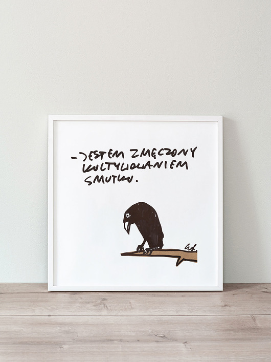 plakaty Plakat Jestem zmęczony kultywowaniem smutku