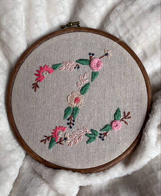 pokój dziecka - różne Haftowane literki