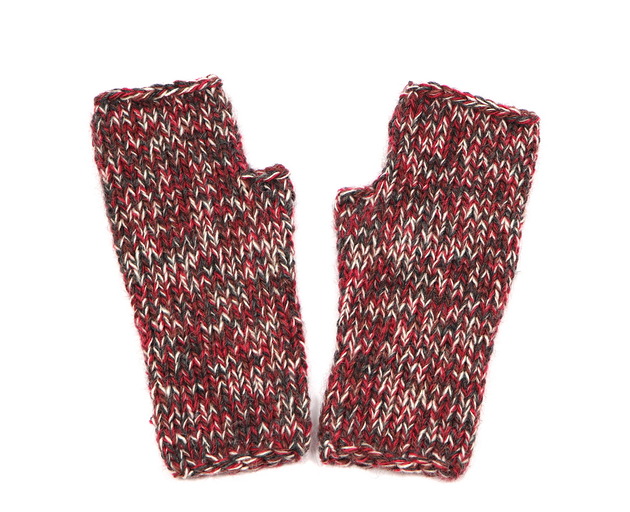 rękawiczki damskie Mitenki Ewelina-bezszwowe rękawiczki bez palców z krótkim kciukiem