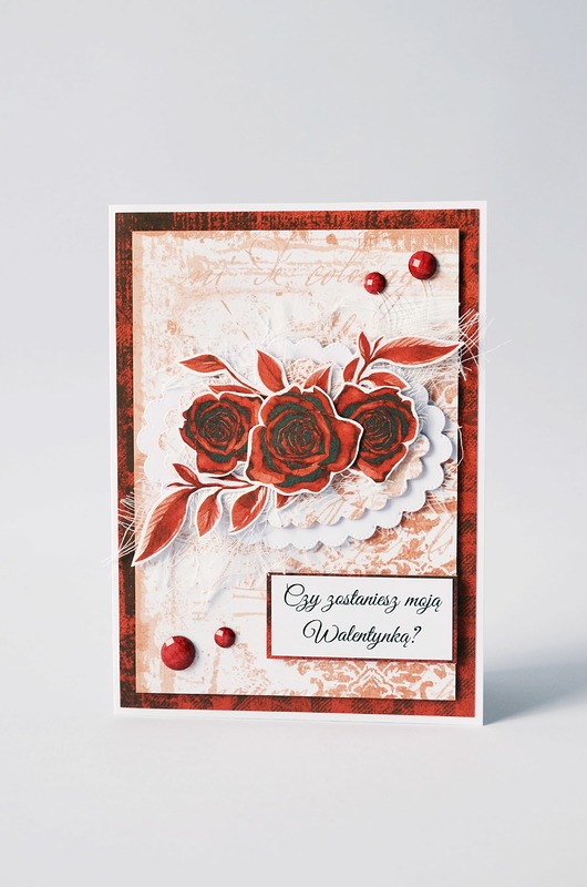 kartki scrapbooking Kartka walentynkowa: Czy zostaniesz moją walentynką?