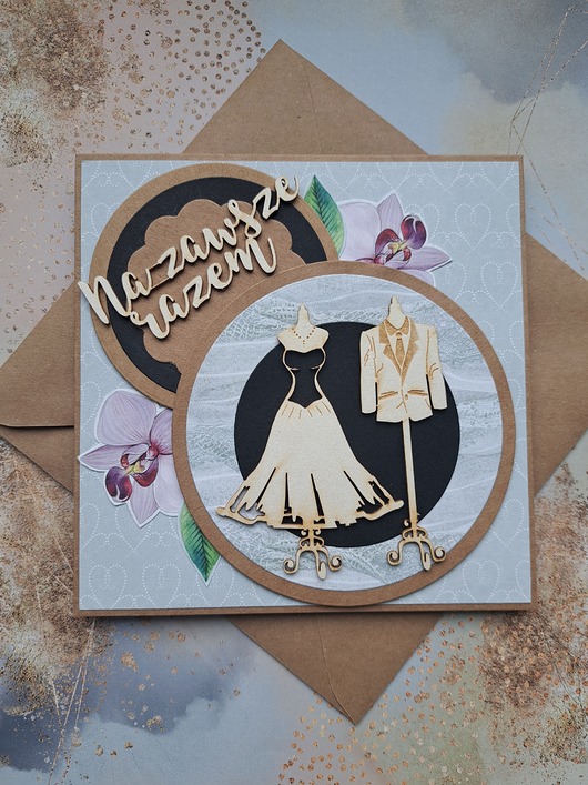 zaproszenia i kartki na ślub Kartka ślubna/ kartka na ślub