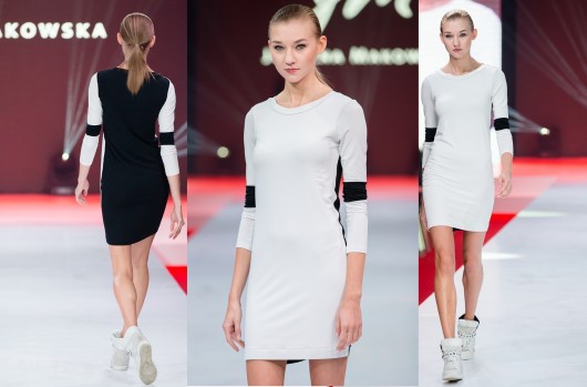 Sukienka z naturalnej dzianiny Justyna Makowska